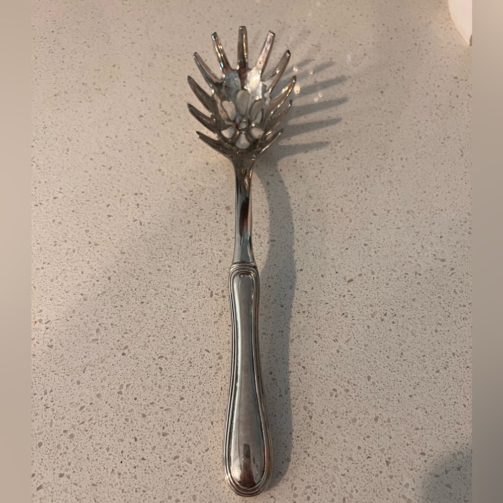 Wallace Silversmiths Pasta Server Spaghetti Spoon Kitchen Utensils Silver Plated